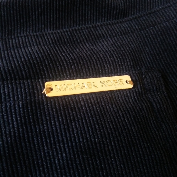 Michael Kors Black Corduroy Straight leg pant - Picture 5 of 8